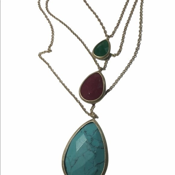 Chloe and Isabel Convertible Three Row Necklace. - Picture 1 of 3